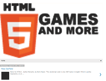 Tablet Screenshot of html5games.chethstudios.net